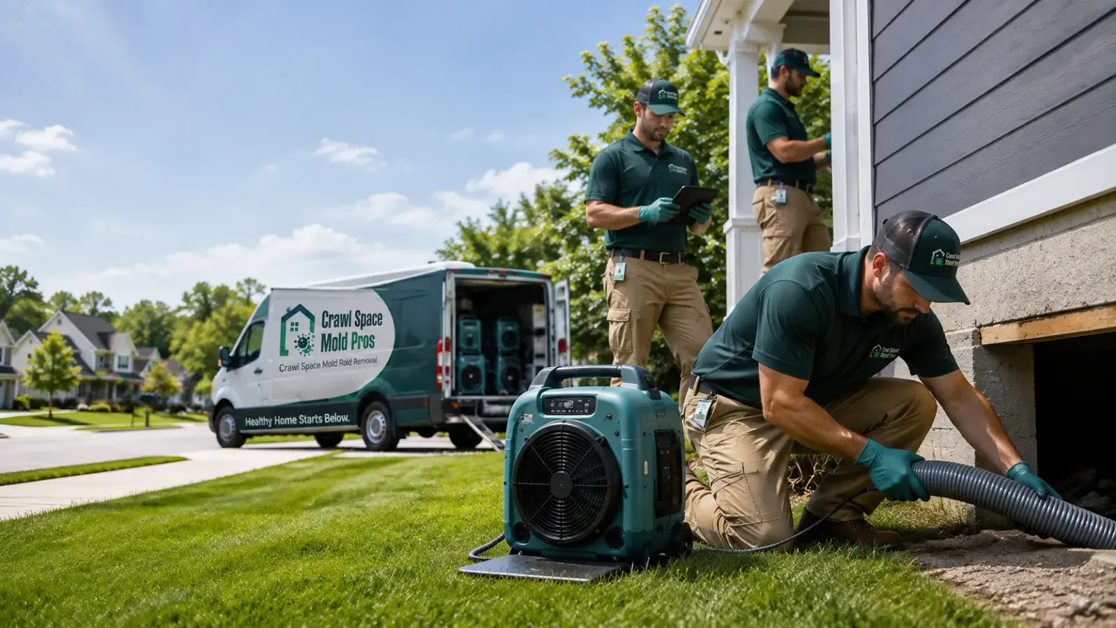 Crawl Space Mold Removal in Barton, NY
